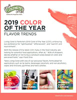 Flavor Trends inspired by Pantone’s 2019 Color of the Year - Living Coral